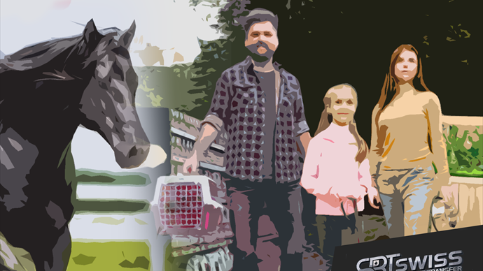 Azienda distribuzione prodotti per animali/Unternehmen für den Vertrieb von Tierprodukten