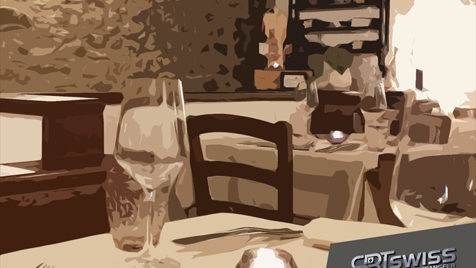 Ticino/Tessin: Caratteristico bar-ristorante-pizzeria in stabile d’epoca/Charmantes Bar-Restaurant-Pizzeria in historischem Gebäude