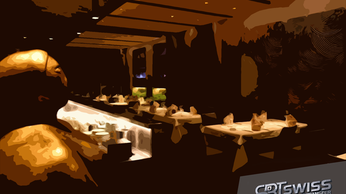 Ticino/Tessin: Esclusivo bar-ristorante dal design versatile/Exklusive Bar-Restaurant mit vielseitigem Design