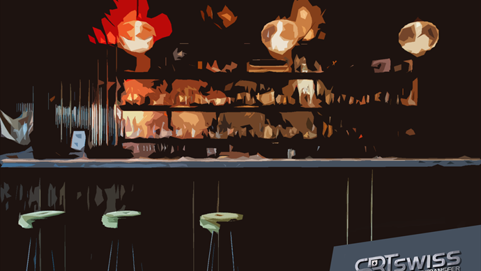 Ticino/Tessin: Storico bar notturno/ Historische Nachtbar 